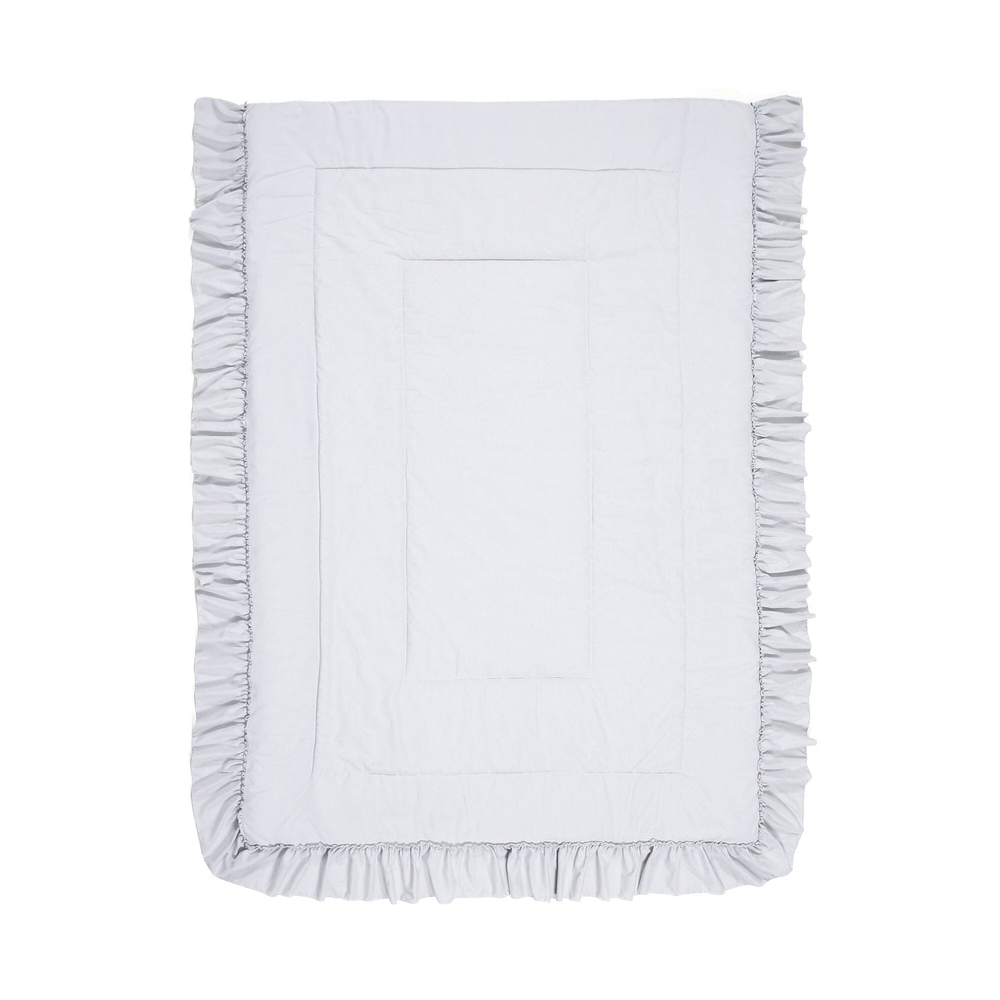 Fuwaro Cooling Quilt Frill Double Grey