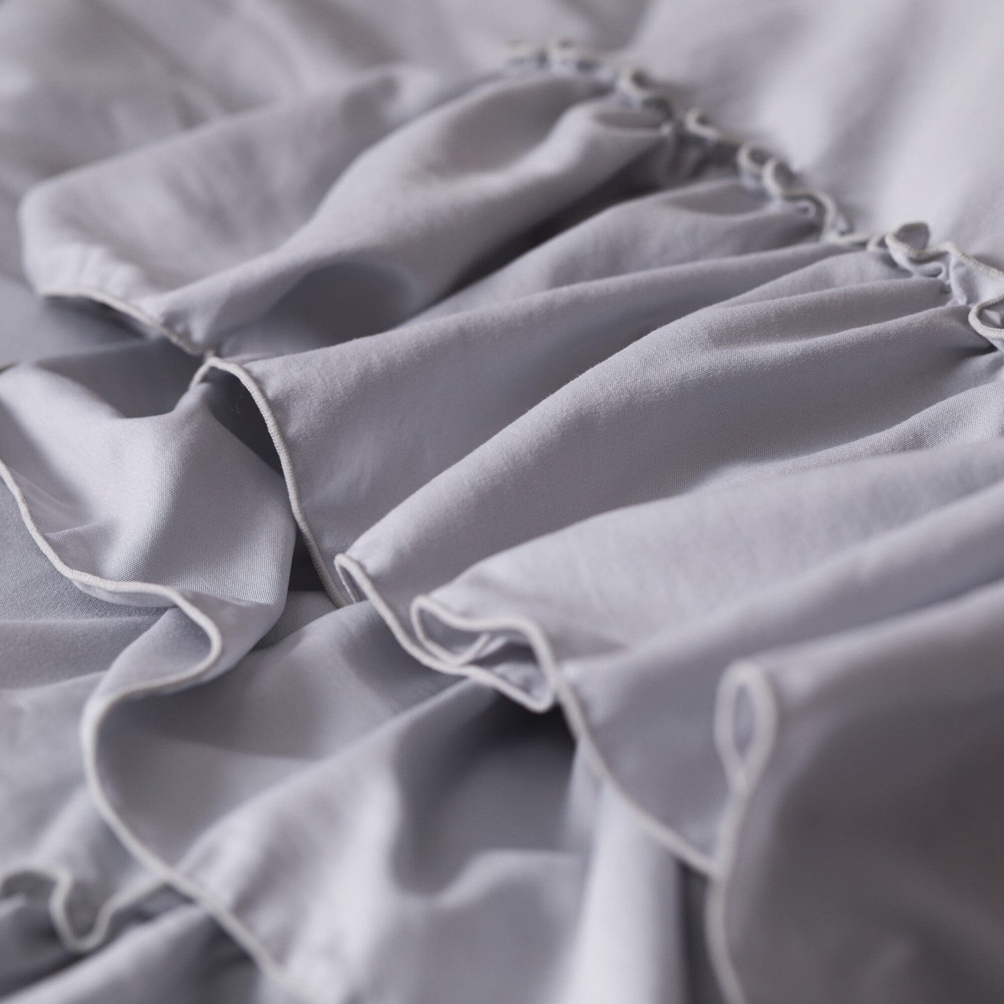 Fuwaro Cooling Quilt Frill Double Grey
