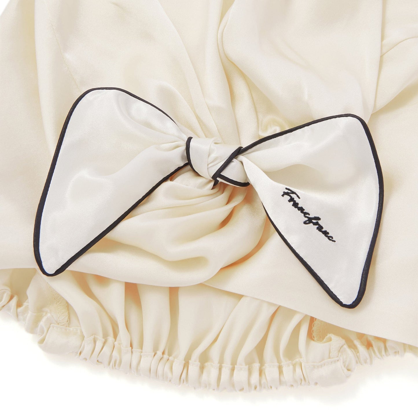 Silk Night Cap Long Ivory