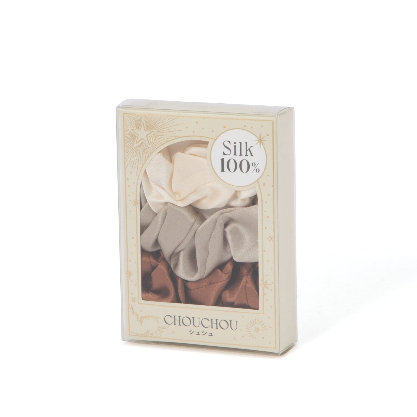 Silk Chouchou 3Pcs Ivory