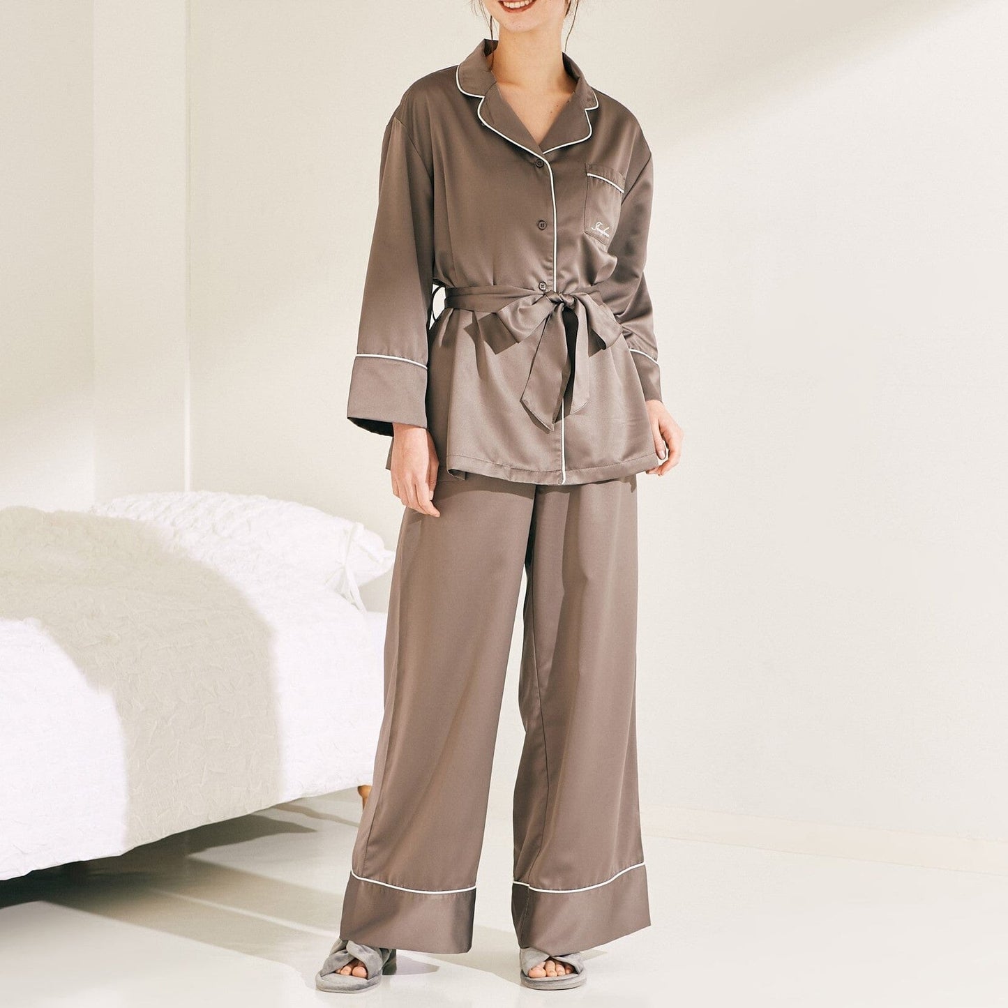 Hyaluronan Logo Pajama Brown
