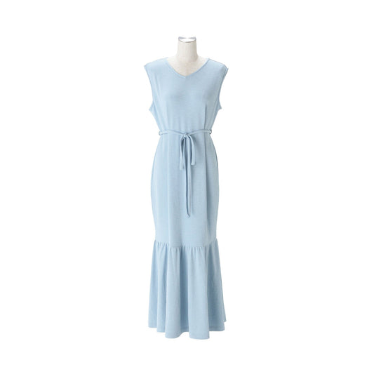 Ice Touch Rib One Piece Light Blue
